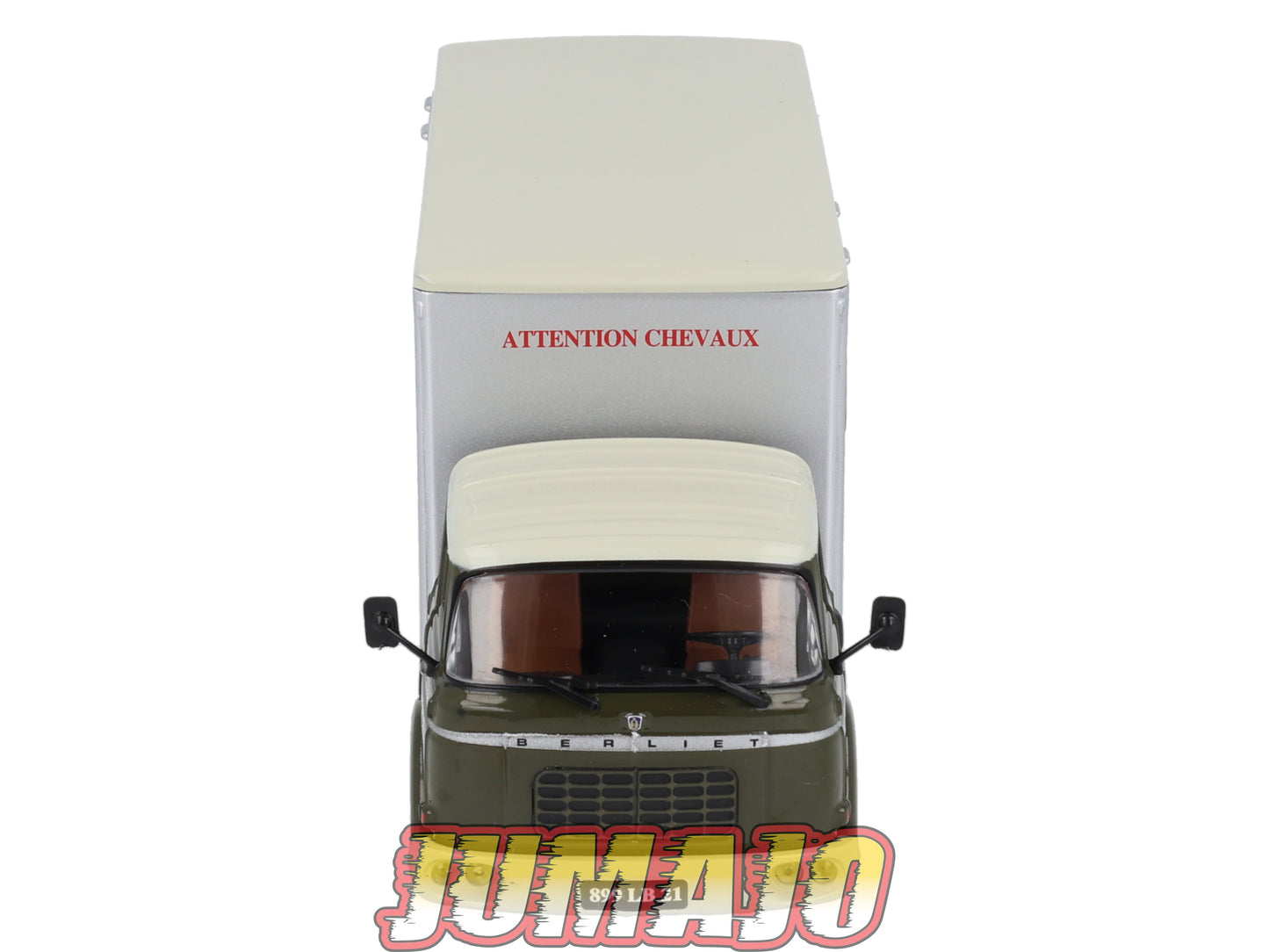 CAM51 Camions d'autrefois 1/43 Altaya IXO : BERLIET Gbk Transport chevaux