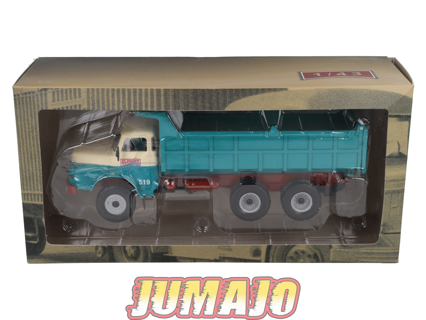 CAM52 Camions d'autrefois 1/43 Altaya IXO MAN SAVIEM Schawerhauber Benne basculante