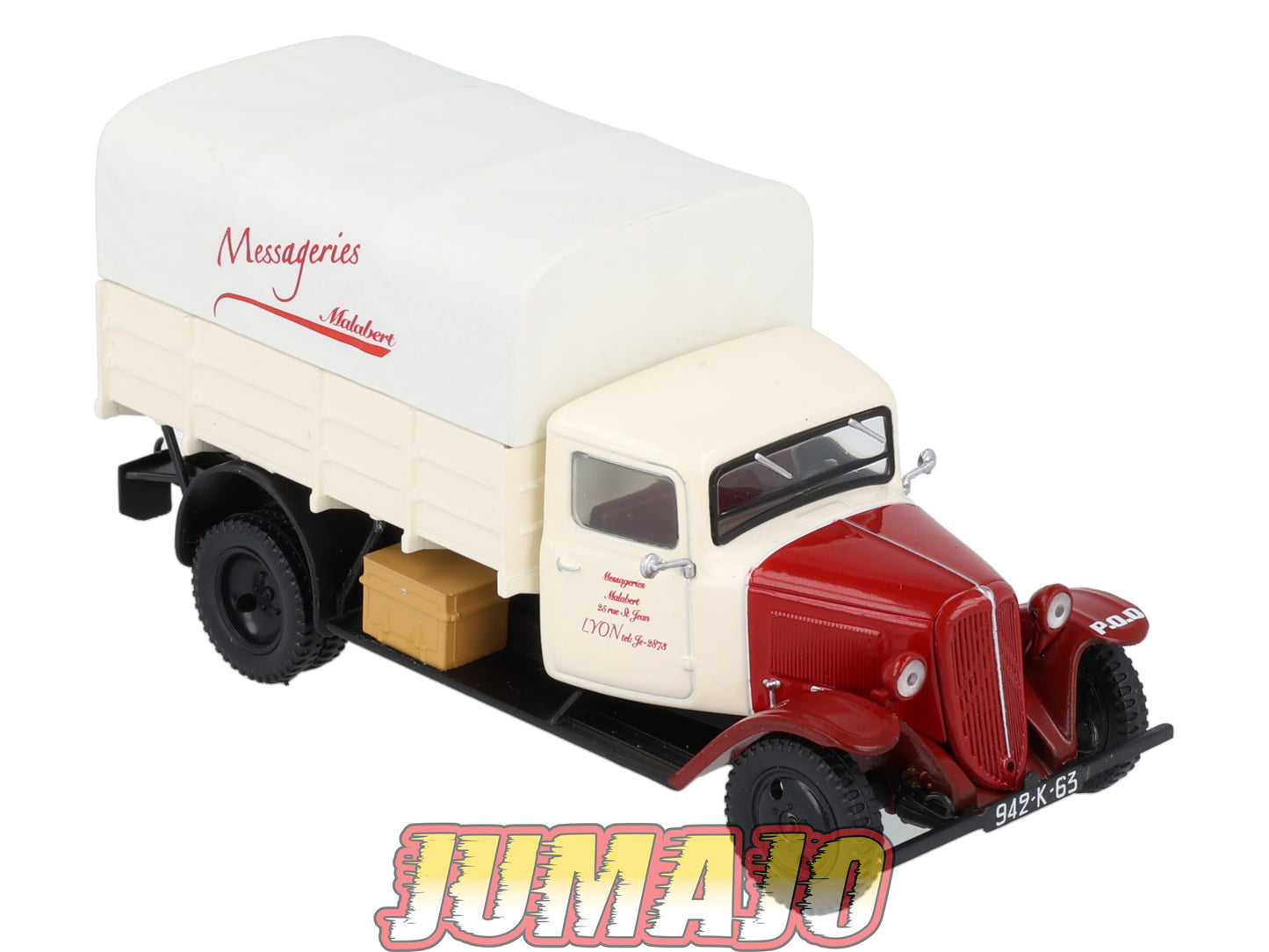 CAM54 Camions d'autrefois 1/43 Altaya IXO : CITROEN U23 Messageries Malabert