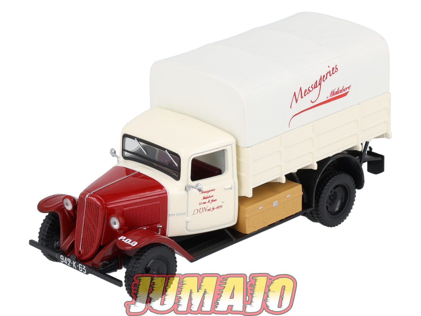 CAM54 Camions d'autrefois 1/43 Altaya IXO : CITROEN U23 Messageries Malabert