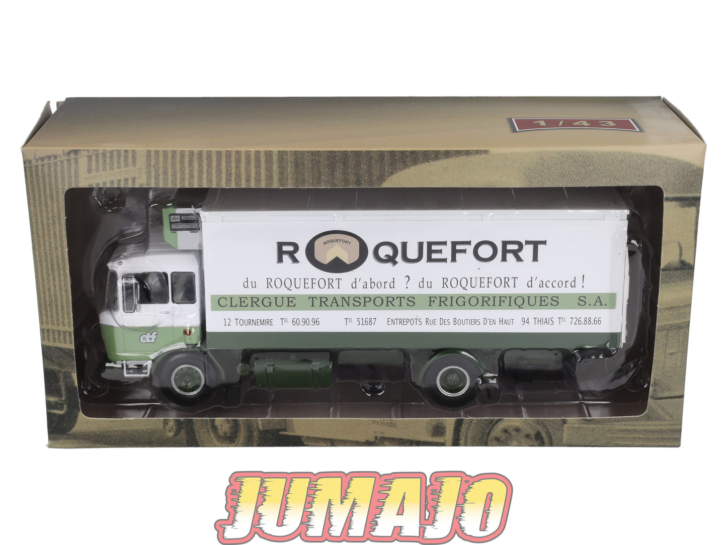 CAM77 Camions d'autrefois 1/43 Altaya IXO : D.A.F A2600 Roquefort