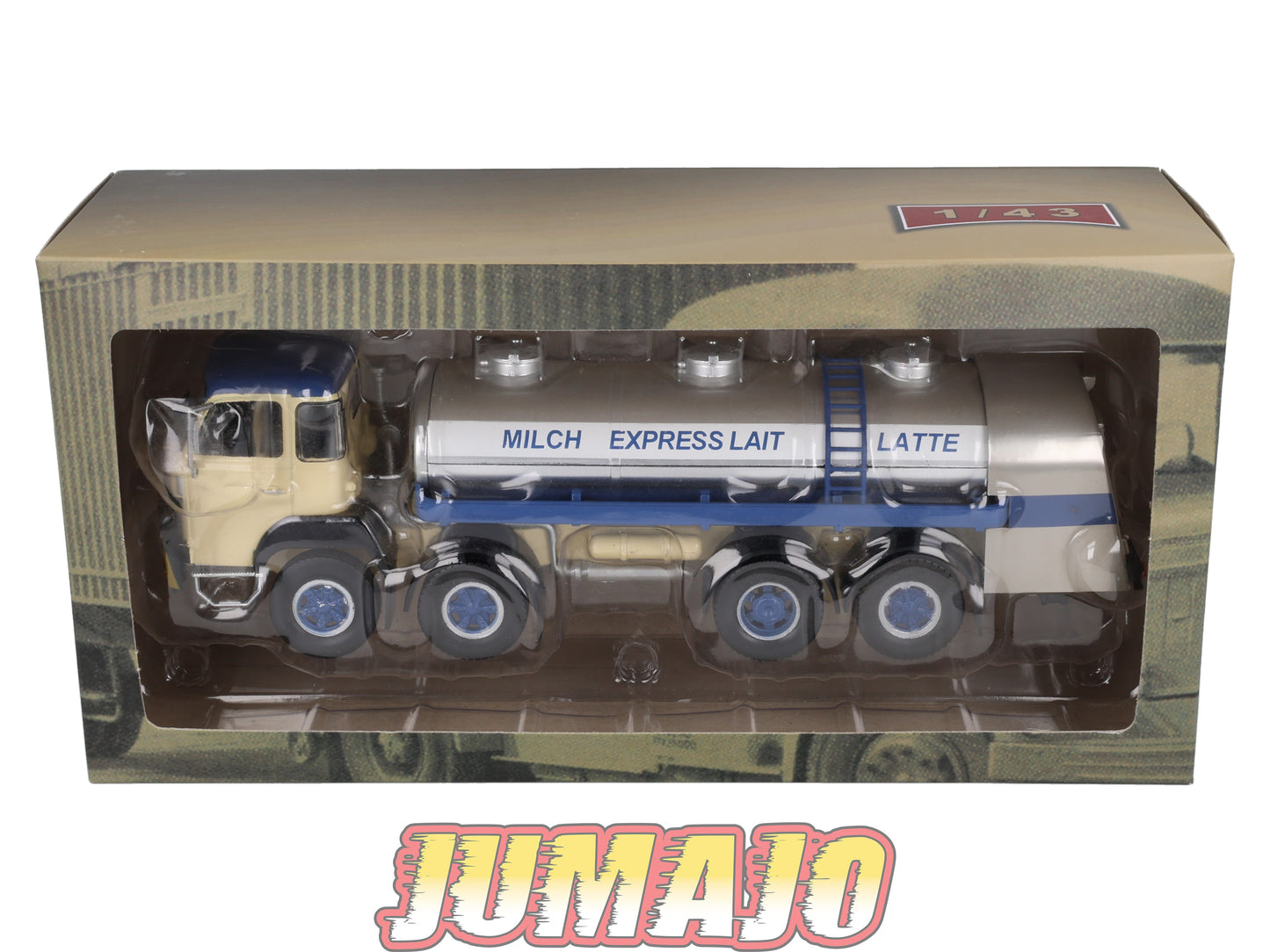 CAM79 Camions d'autrefois 1/43 Altaya IXO : BERNA D330 Citerne Milch express lait