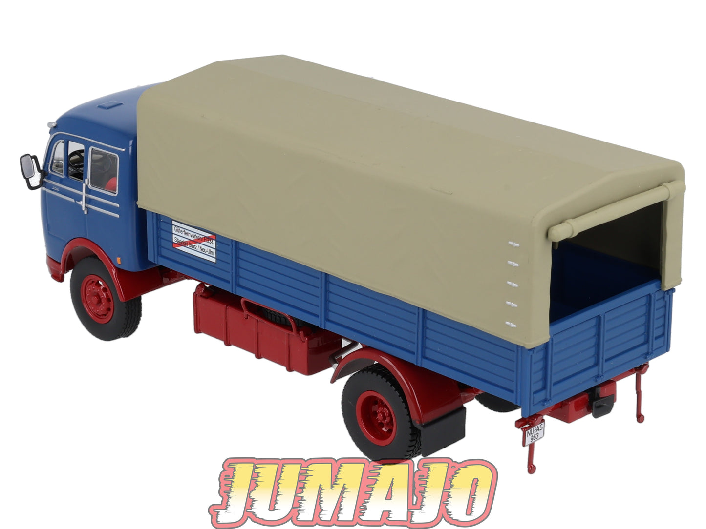 CAM89 Camions d'autrefois 1/43 Altaya IXO : MERCEDES LP334 Bâché