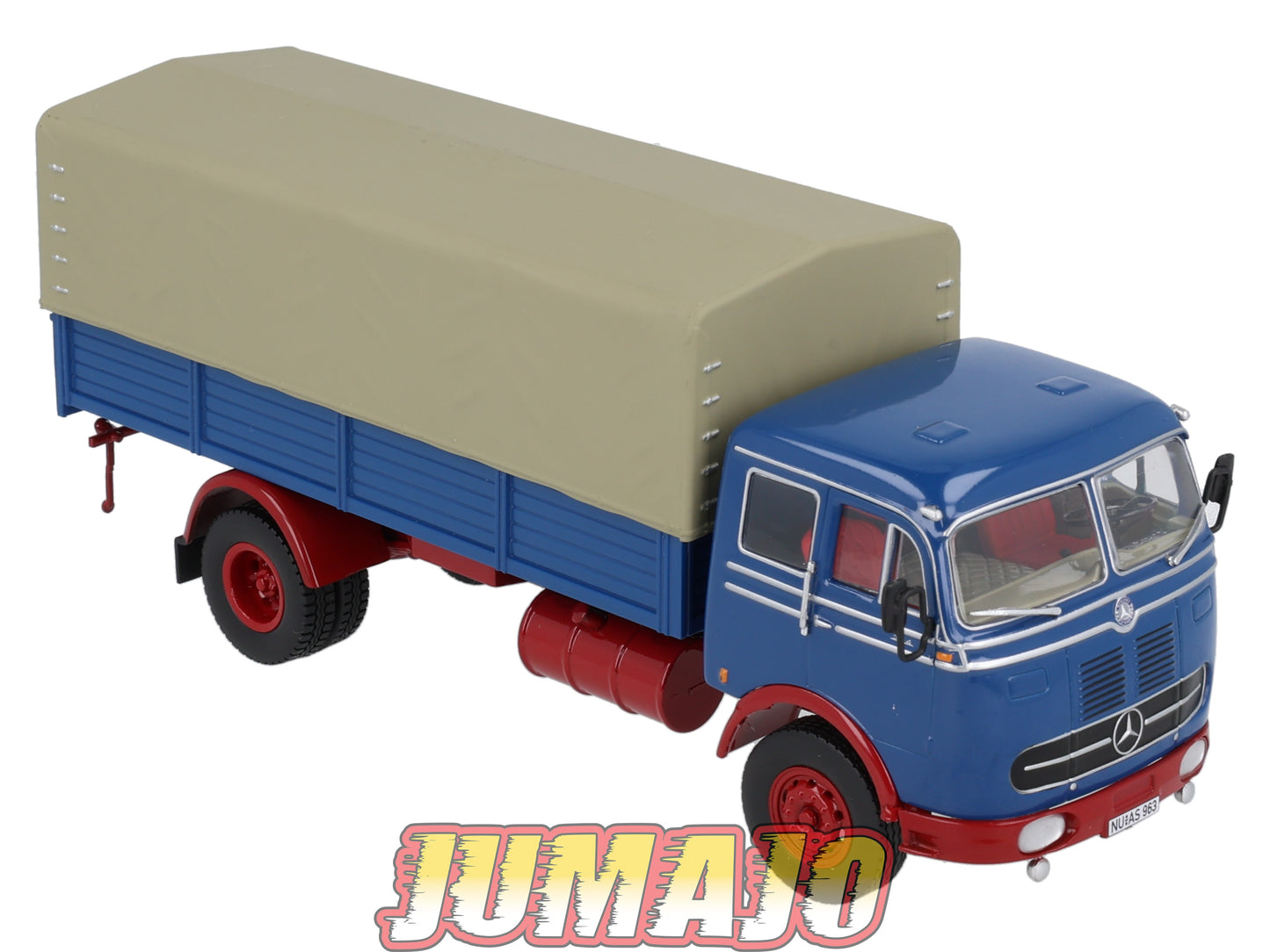 CAM89 Camions d'autrefois 1/43 Altaya IXO : MERCEDES LP334 Bâché