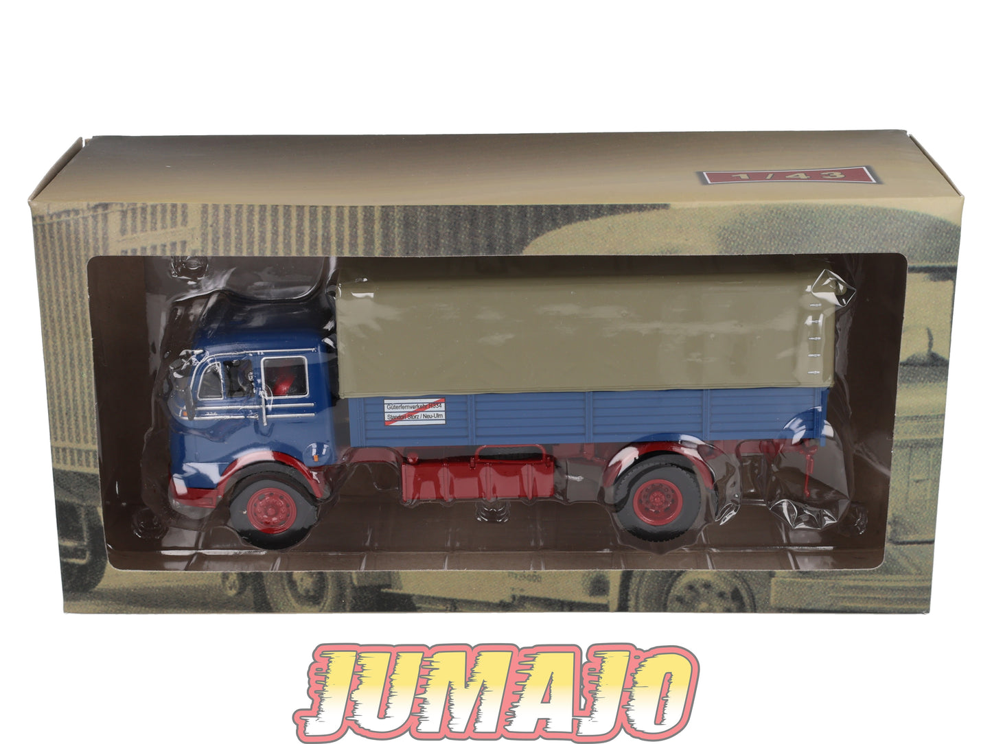 CAM89 Camions d'autrefois 1/43 Altaya IXO : MERCEDES LP334 Bâché