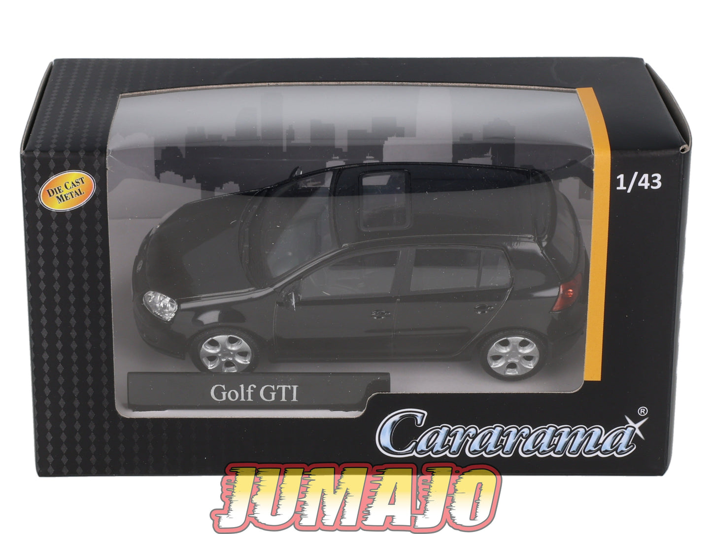 CAR136 Voiture 1/43 CARARAMA : VOLKSWAGEN GOLF GTI NOIRE
