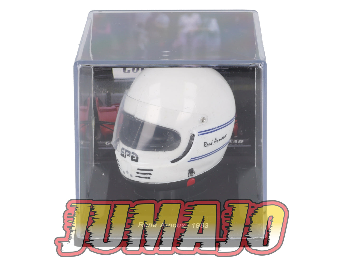 CFO14 Casque Formule 1 CENTAURIA 1/5 FERRARI : René Arnoux 1983