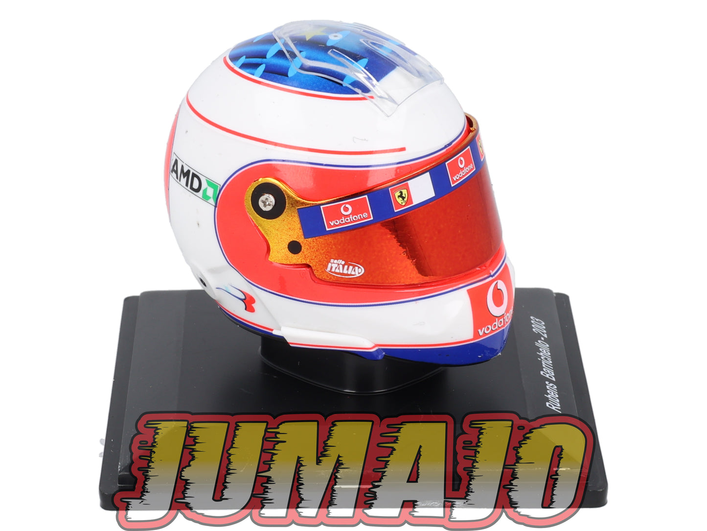 CFO15 Casque Formule 1 CENTAURIA 1/5 FERRARI : Rubens Barrichello 2003