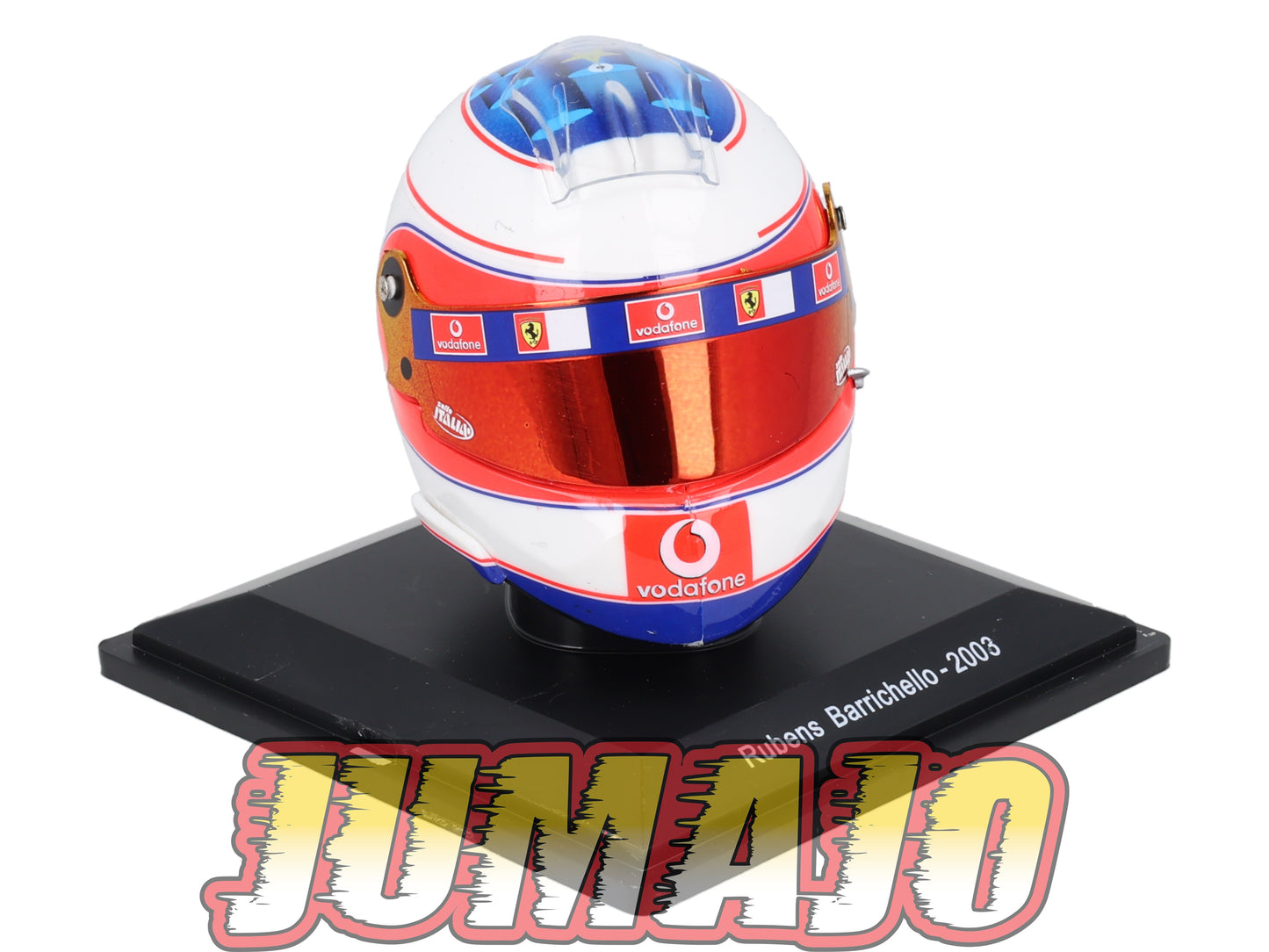 CFO15 Casque Formule 1 CENTAURIA 1/5 FERRARI : Rubens Barrichello 2003
