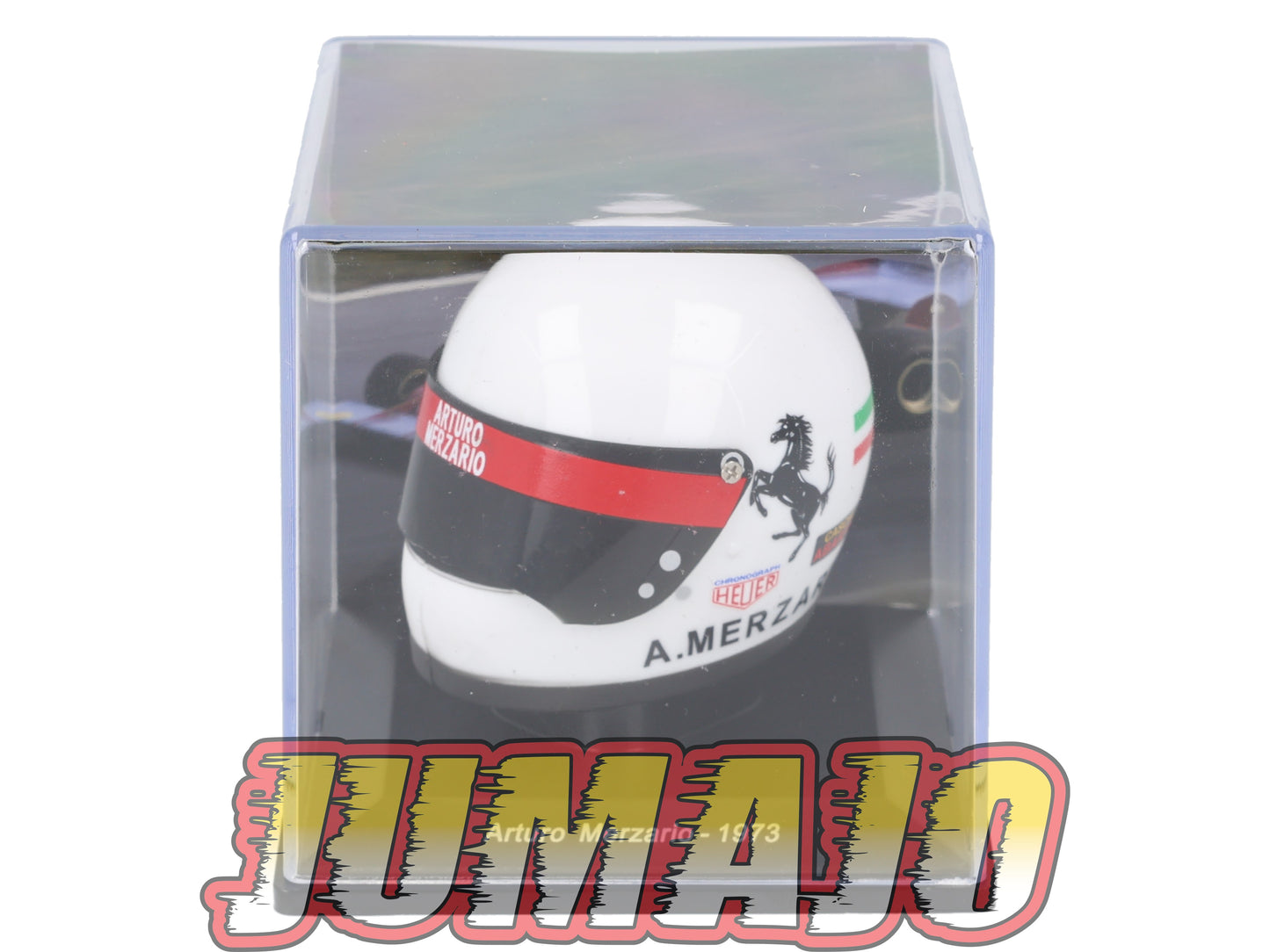 CFO21 Casque Formule 1 CENTAURIA 1/5 FERRARI : Arturo Merzario 1973
