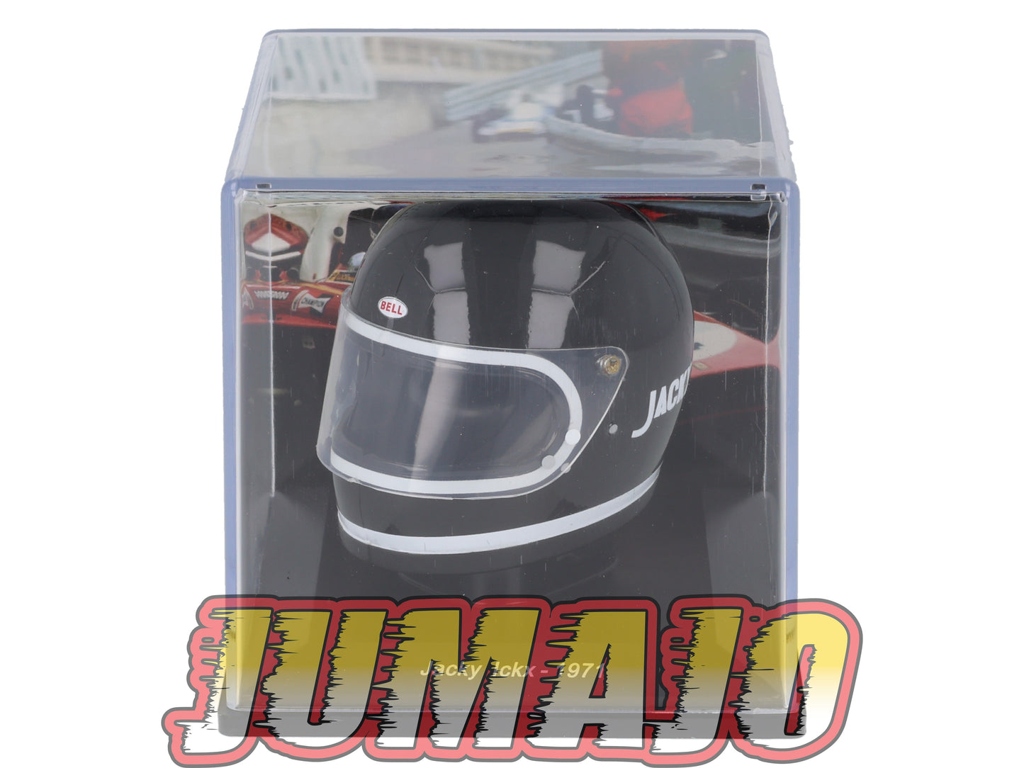 CFO27 Casque Formule 1 CENTAURIA 1/5 FERRARI : Jacky Ickx 1971