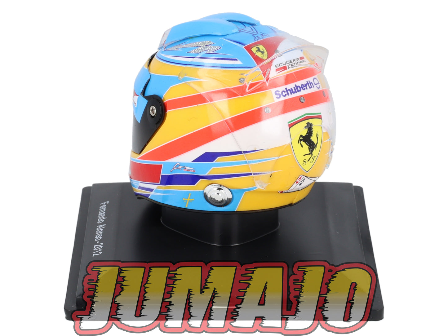 CFO5 Casque Formule 1 CENTAURIA 1/5 FERRARI : Fernando Alonso 2012
