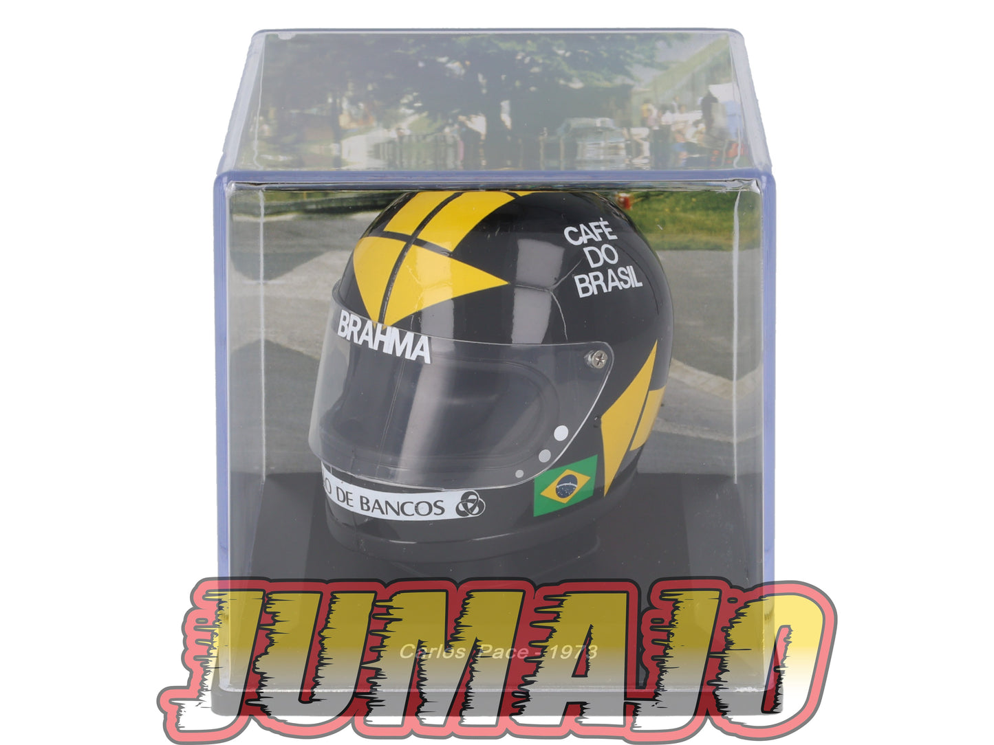 CFO69 Casque Formule 1 CENTAURIA 1/5 FERRARI : Carlos Pace 1973