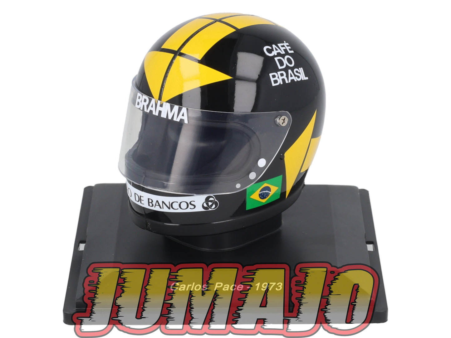 CFO69 Casque Formule 1 CENTAURIA 1/5 FERRARI : Carlos Pace 1973