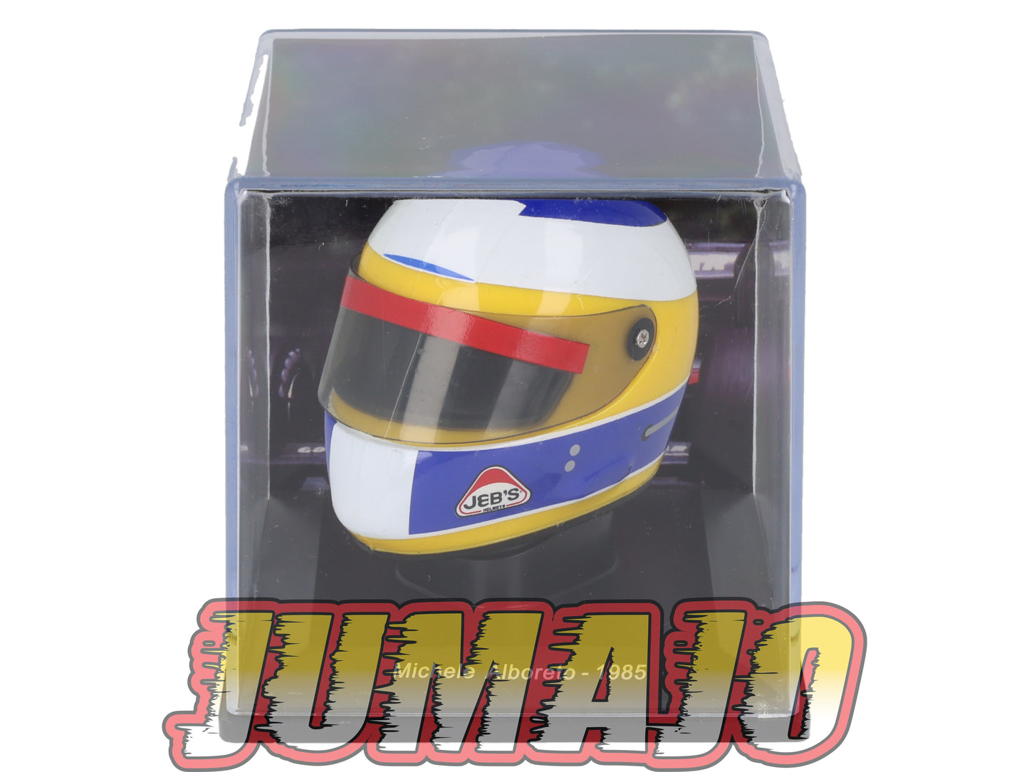 CFO9 Casque Formule 1 CENTAURIA 1/5 FERRARI : Michele Alboreto 1985
