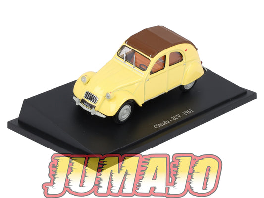 CIT12 Voiture 1/43 Atlas IXO/UH PASSION CITROEN : 2Cv 1961