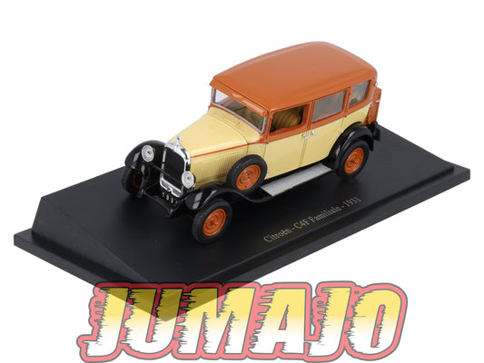 CIT19 Voiture 1/43 Atlas IXO/UH PASSION CITROEN : C4F Familiale 1931