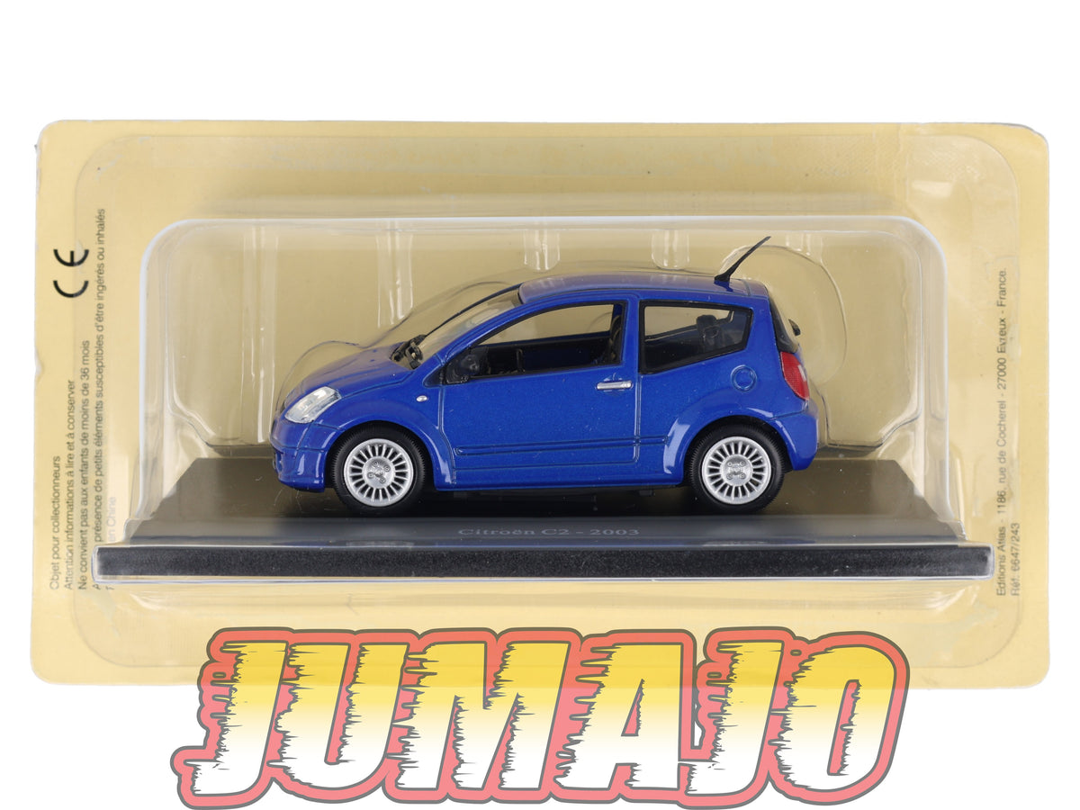 CIT43 Voiture 1/43 Atlas IXO/UH PASSION CITROEN : C2 2003