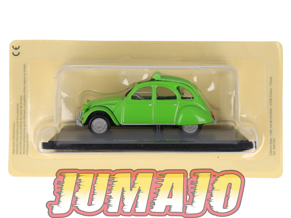 CIT81 Voiture 1/43 Atlas IXO/UH PASSION CITROEN 2CV 6 1974