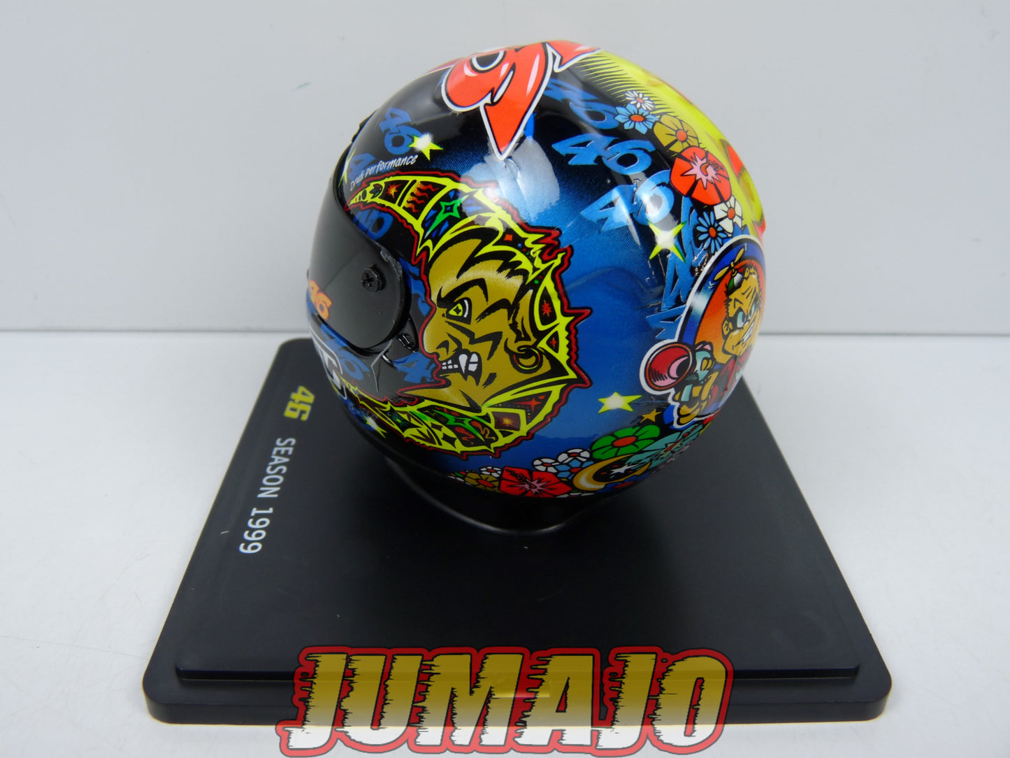 CMR13 CASQUES MOTO HELMET GP 1/5 VALENTINO ROSSI BOITE CASSÉE : Season 1999