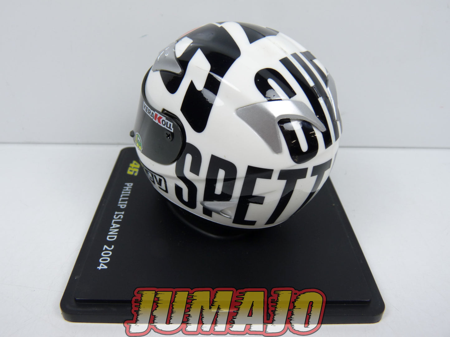CMR14 CASQUES MOTO HELMET GP 1/5 VALENTINO ROSSI BOITE CASSÉE Test Phillip Island 2004