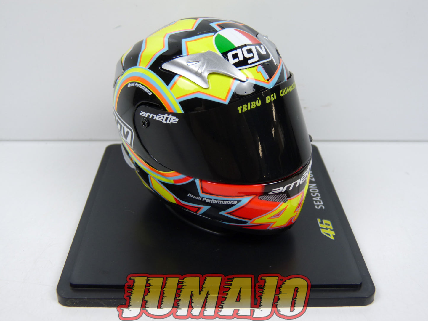 CMR17 CASQUES MOTO HELMET GP 1/5 VALENTINO ROSSI BOITE CASSÉE : Season 2003