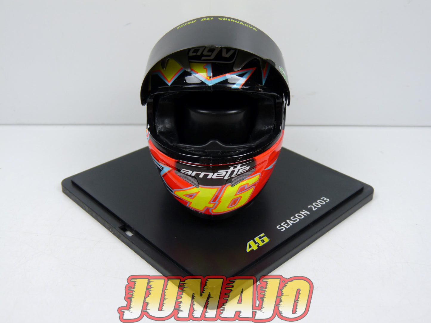 CMR17 CASQUES MOTO HELMET GP 1/5 VALENTINO ROSSI BOITE CASSÉE : Season 2003