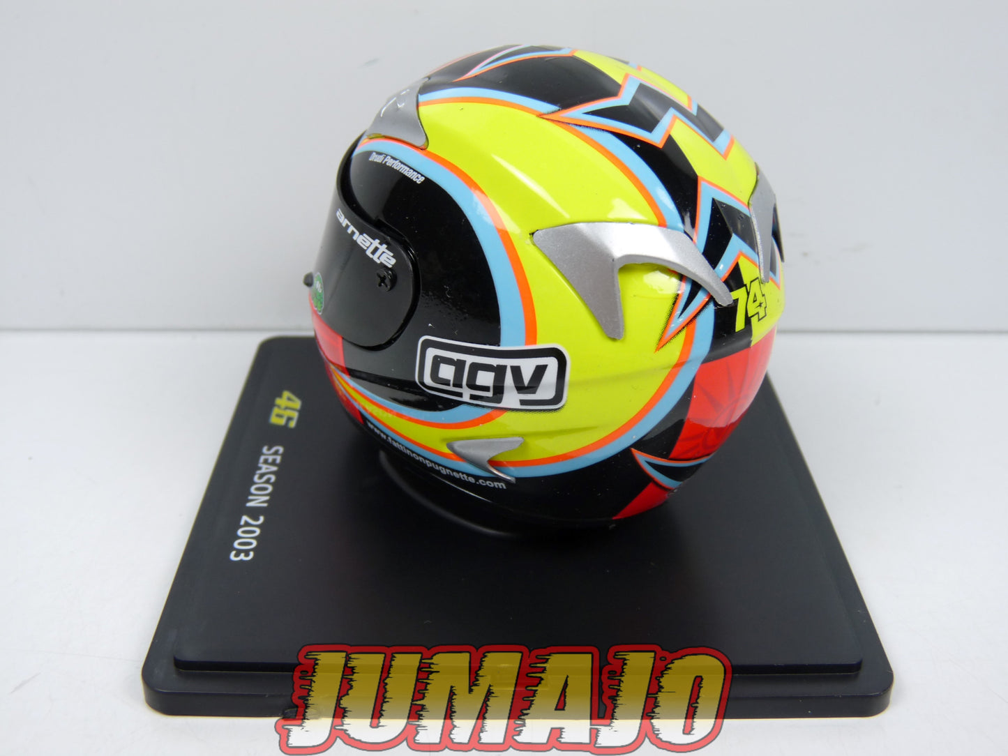 CMR17 CASQUES MOTO HELMET GP 1/5 VALENTINO ROSSI BOITE CASSÉE : Season 2003