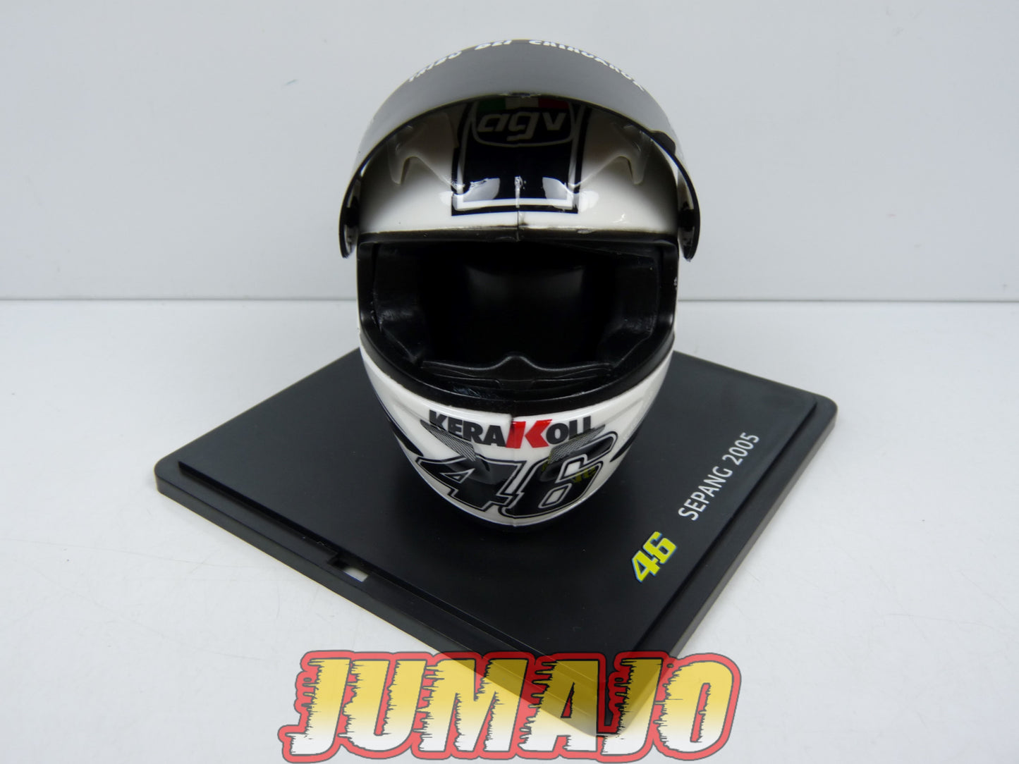 CMR18 CASQUES MOTO HELMET GP 1/5 VALENTINO ROSSI BOITE CASSÉE : Sepang 2005