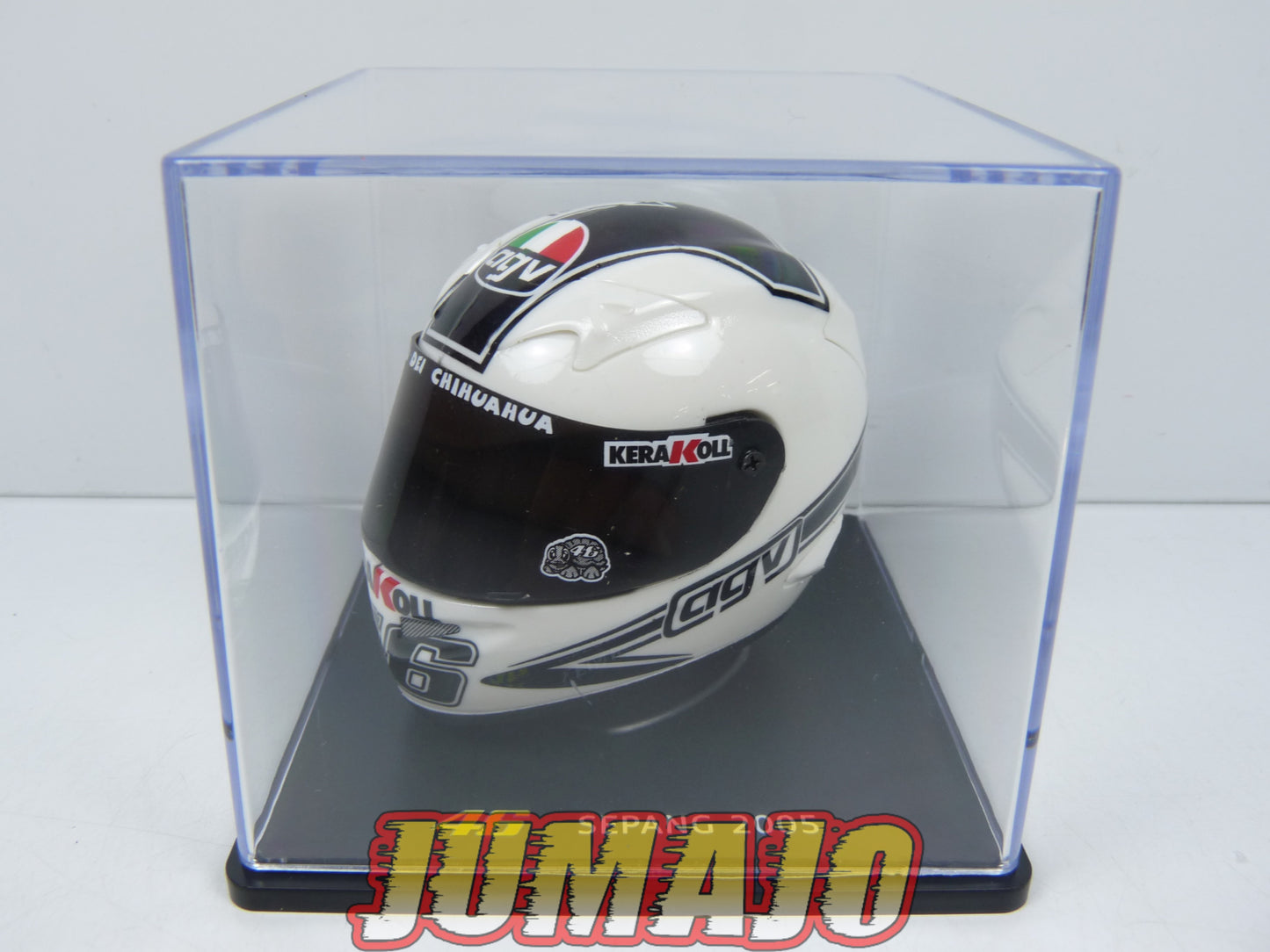 CMR18 CASQUES MOTO HELMET GP 1/5 VALENTINO ROSSI BOITE CASSÉE : Sepang 2005