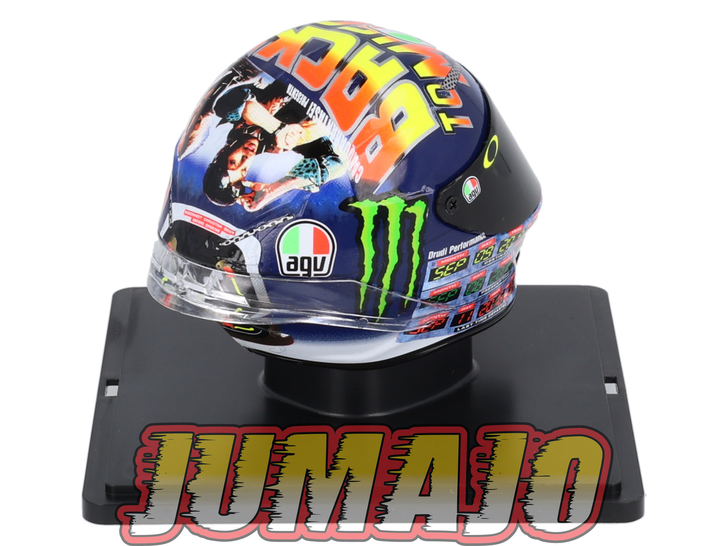 CMR24 CASQUES MOTO HELMET GP 1/5 VALENTINO ROSSI BOITE CASSÉE : Misano 2018