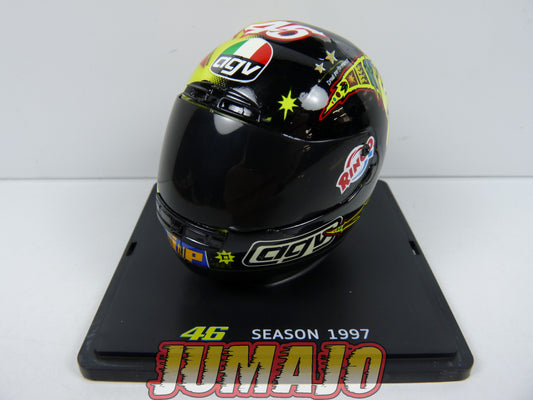CMR4 CASQUES MOTO HELMET GP 1/5 VALENTINO ROSSI BOITE CASSÉE Season 1997