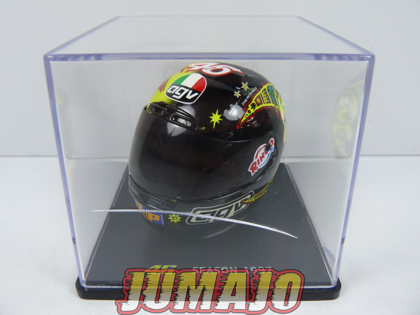CMR4 CASQUES MOTO HELMET GP 1/5 VALENTINO ROSSI BOITE CASSÉE Season 1997