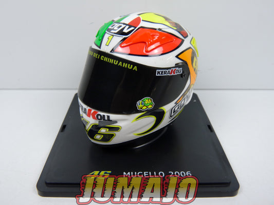 CMR5 CASQUES MOTO HELMET GP 1/5 VALENTINO ROSSI BOITE CASSÉE Mugello 2006