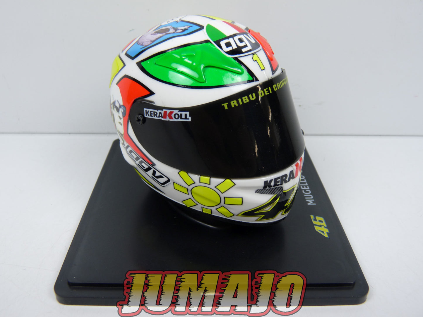 CMR5 CASQUES MOTO HELMET GP 1/5 VALENTINO ROSSI BOITE CASSÉE Mugello 2006