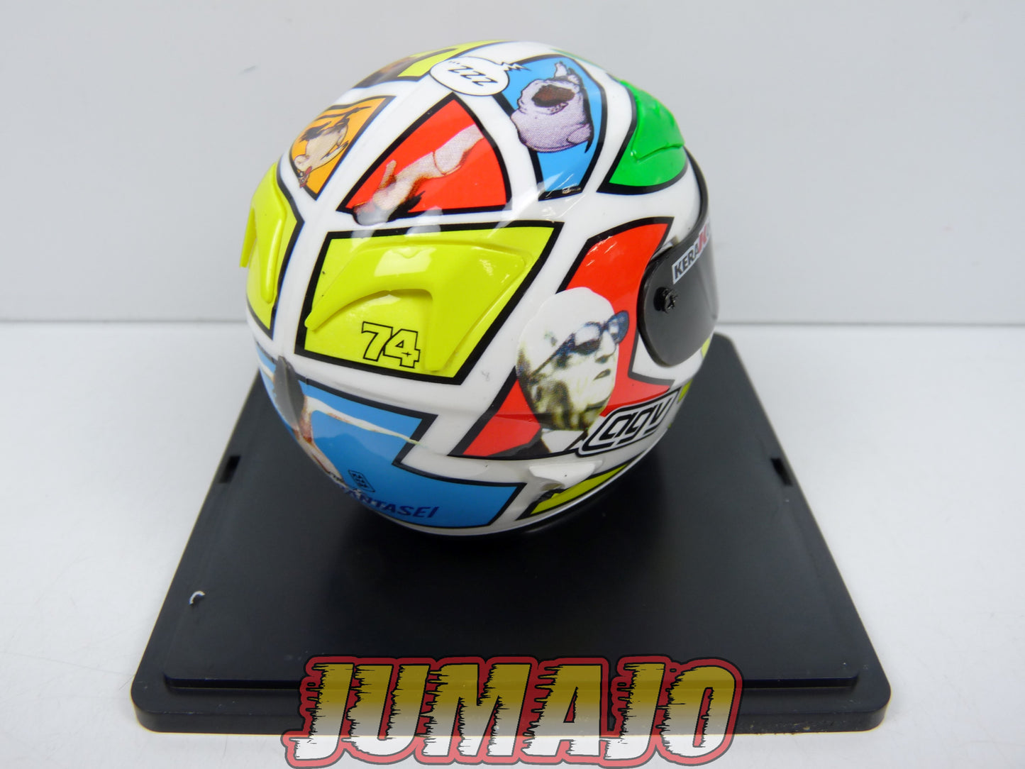 CMR5 CASQUES MOTO HELMET GP 1/5 VALENTINO ROSSI BOITE CASSÉE Mugello 2006