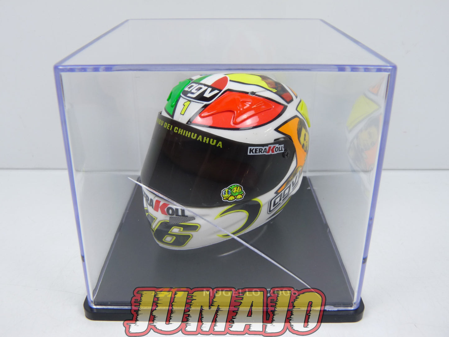 CMR5 CASQUES MOTO HELMET GP 1/5 VALENTINO ROSSI BOITE CASSÉE Mugello 2006