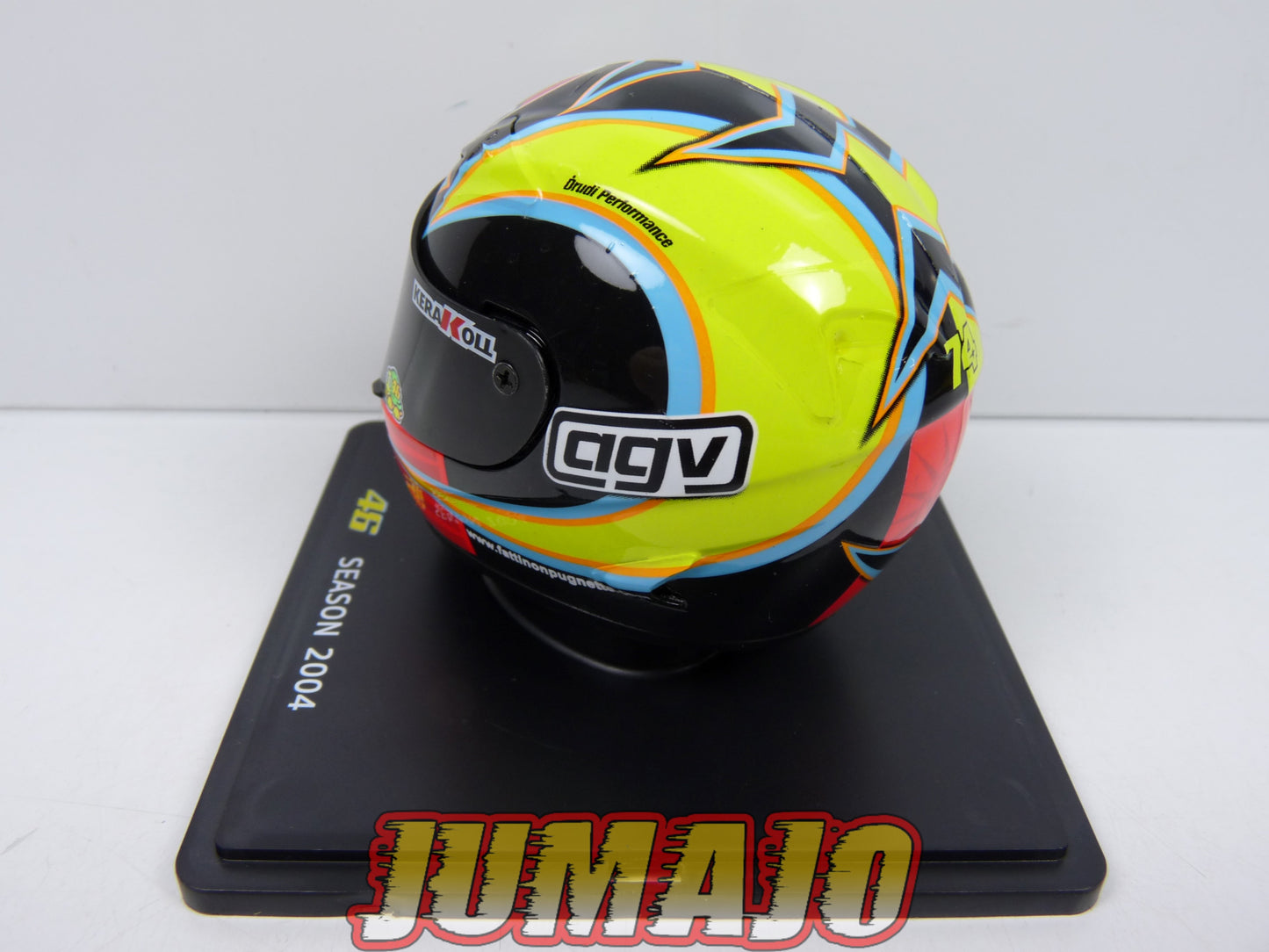 CMR7 CASQUES MOTO HELMET GP 1/5 VALENTINO ROSSI BOITE CASSÉE : Season 2004