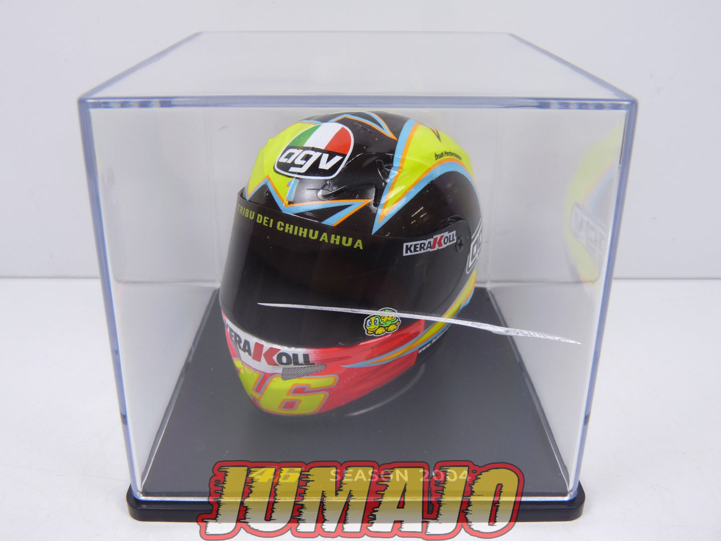 CMR7 CASQUES MOTO HELMET GP 1/5 VALENTINO ROSSI BOITE CASSÉE : Season 2004