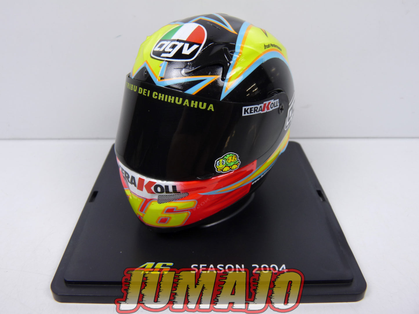 CMR7 CASQUES MOTO HELMET GP 1/5 VALENTINO ROSSI BOITE CASSÉE : Season 2004