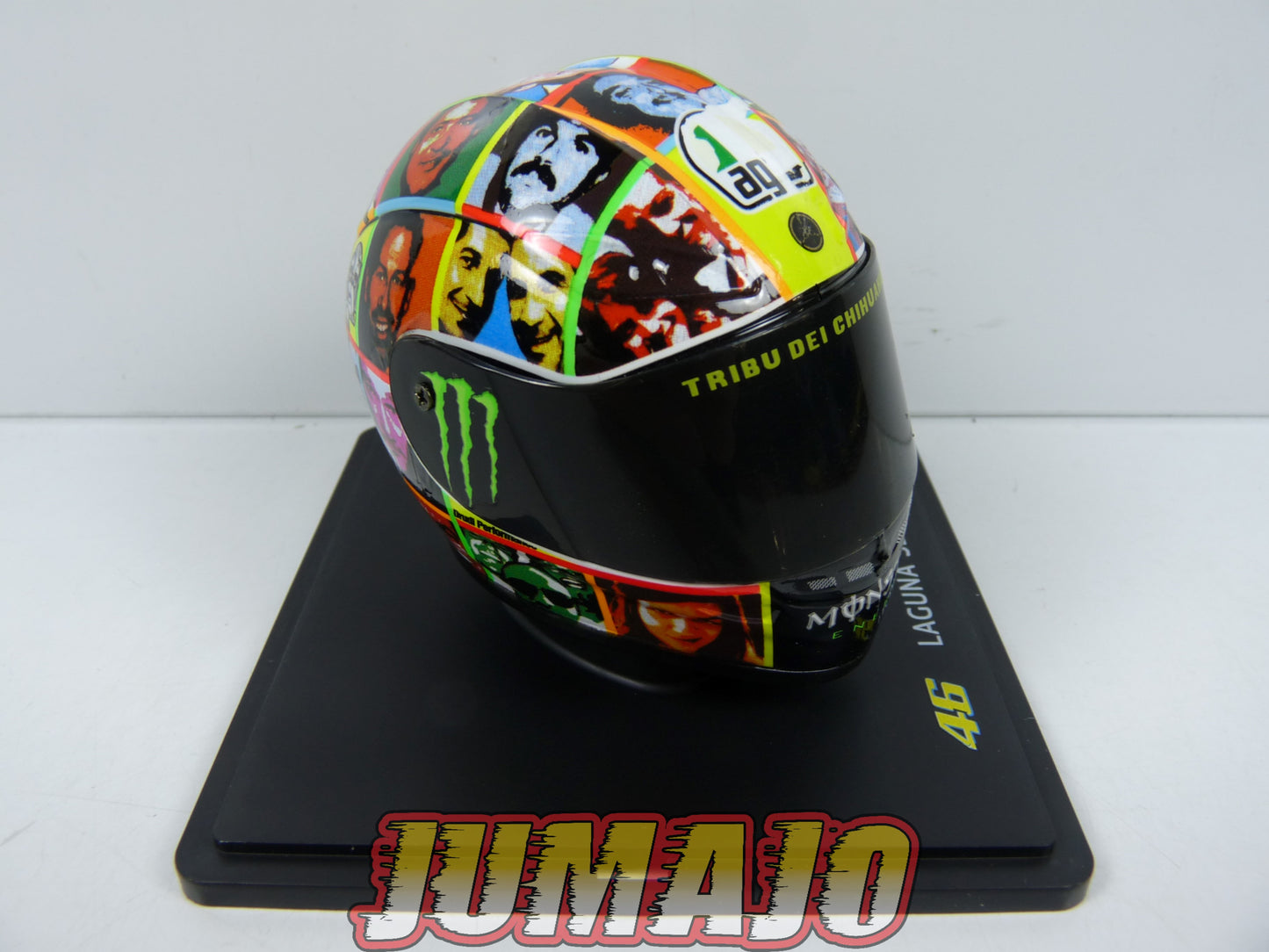CMR8 CASQUES MOTO HELMET GP 1/5 VALENTINO ROSSI BOITE CASSÉE Laguna Seca 2010