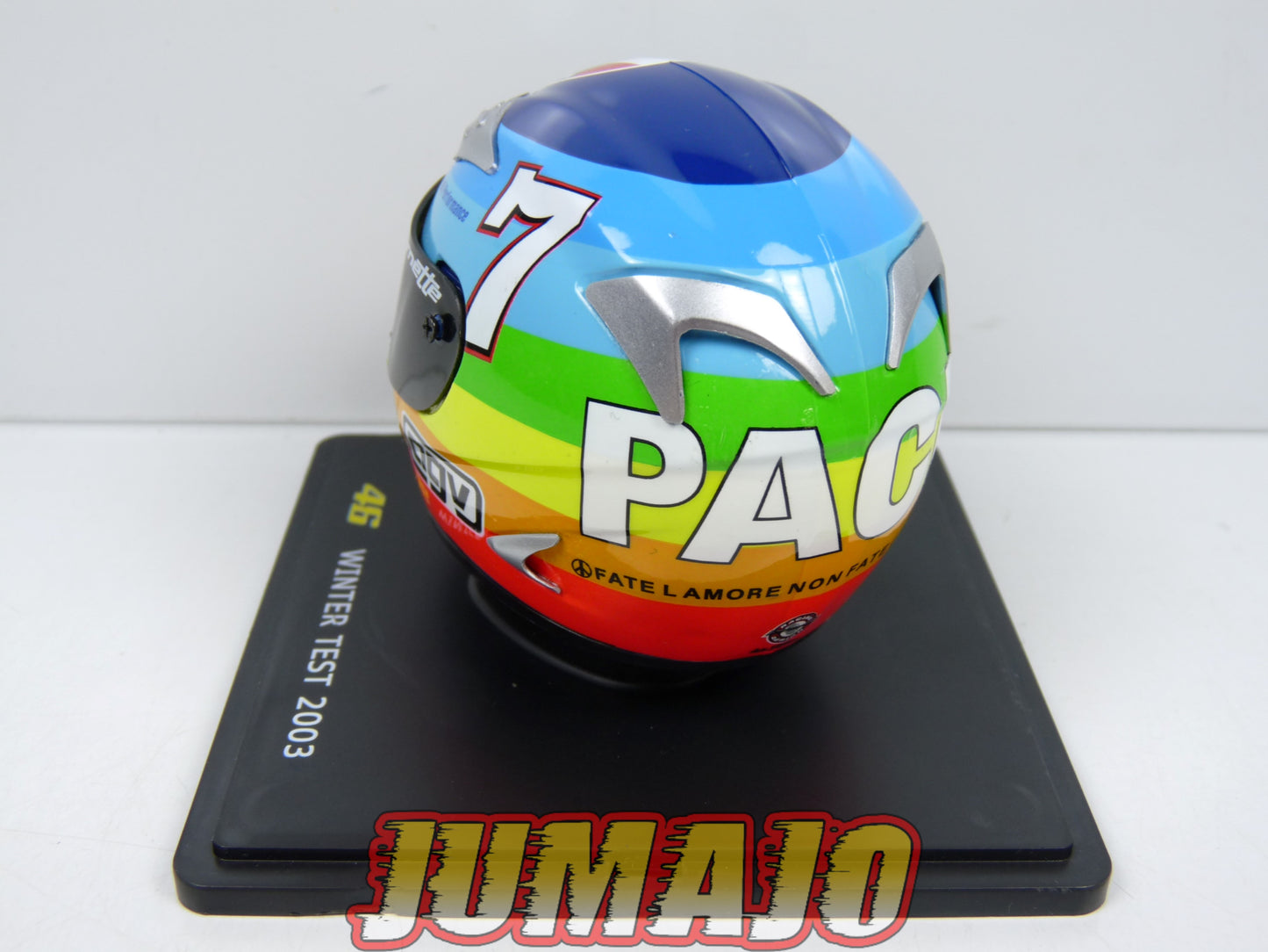 CMR9 CASQUES MOTO HELMET GP 1/5 VALENTINO ROSSI BOITE CASSÉE : Winter Test 2003