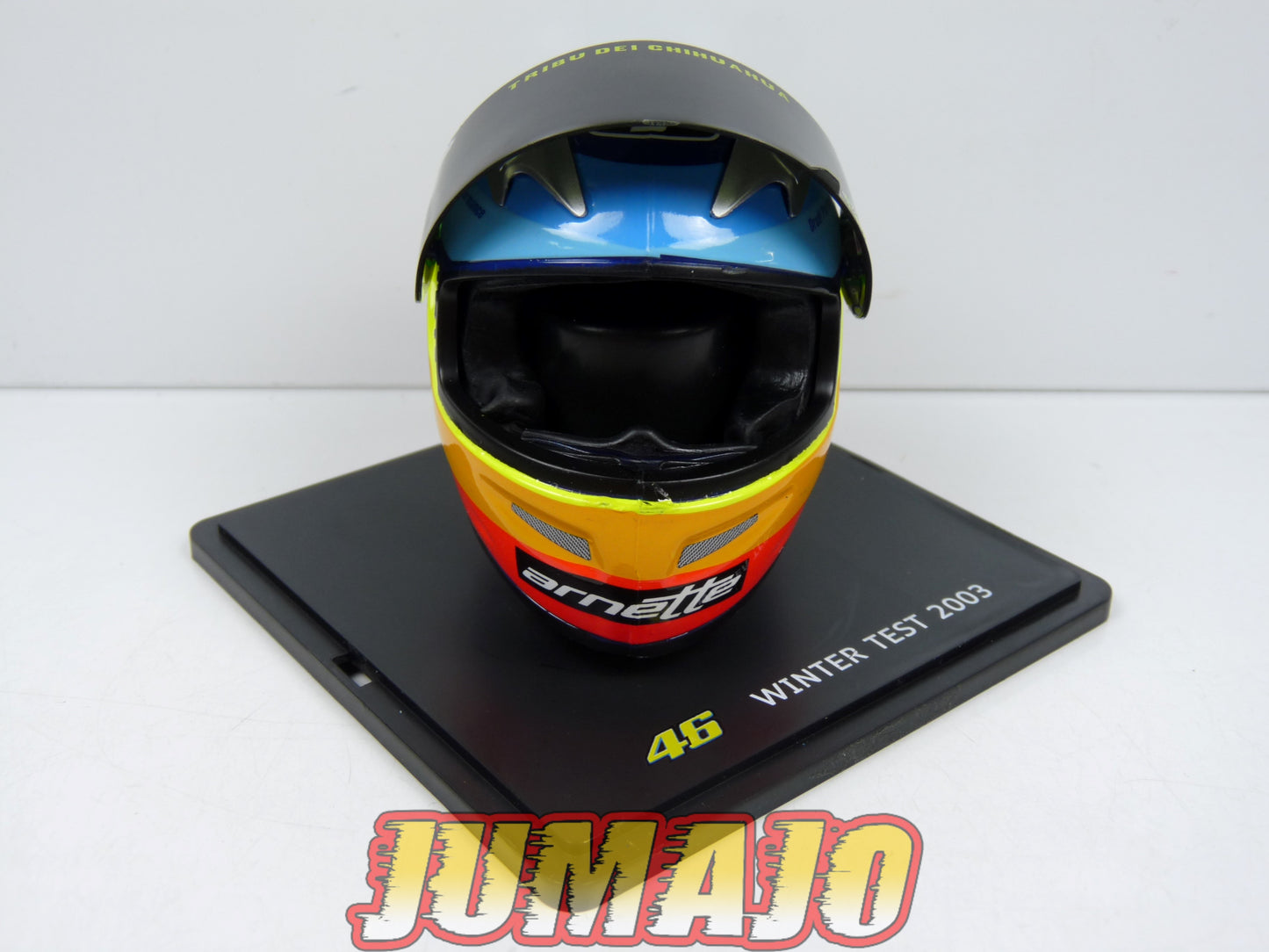 CMR9 CASQUES MOTO HELMET GP 1/5 VALENTINO ROSSI BOITE CASSÉE : Winter Test 2003