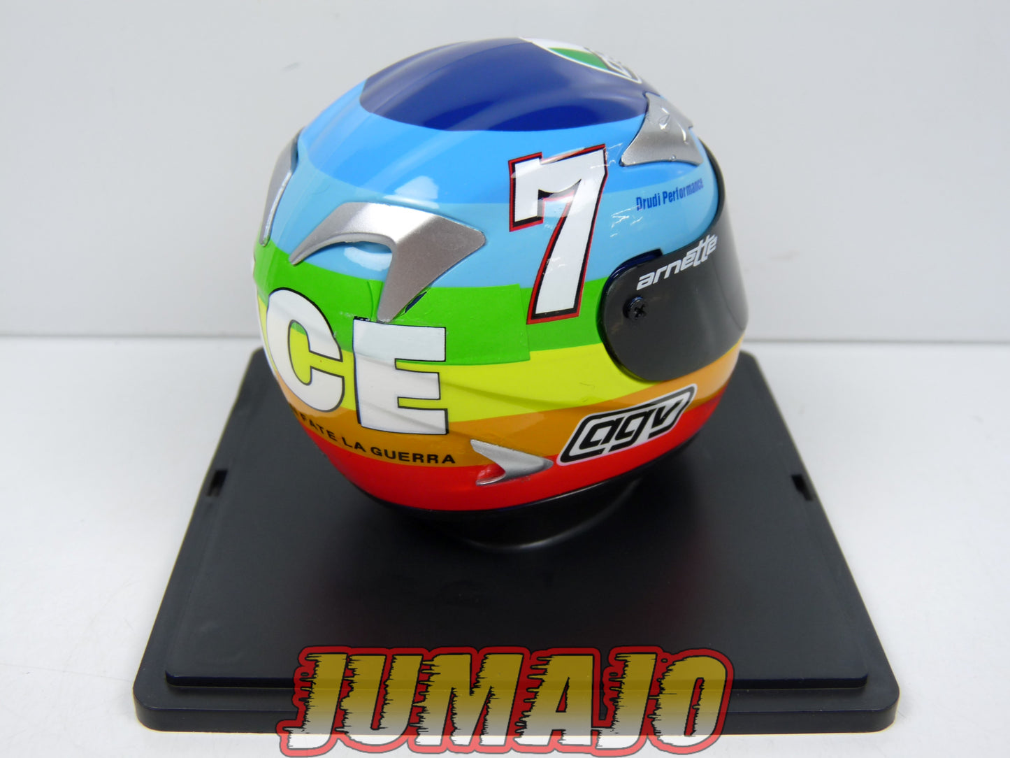 CMR9 CASQUES MOTO HELMET GP 1/5 VALENTINO ROSSI BOITE CASSÉE : Winter Test 2003