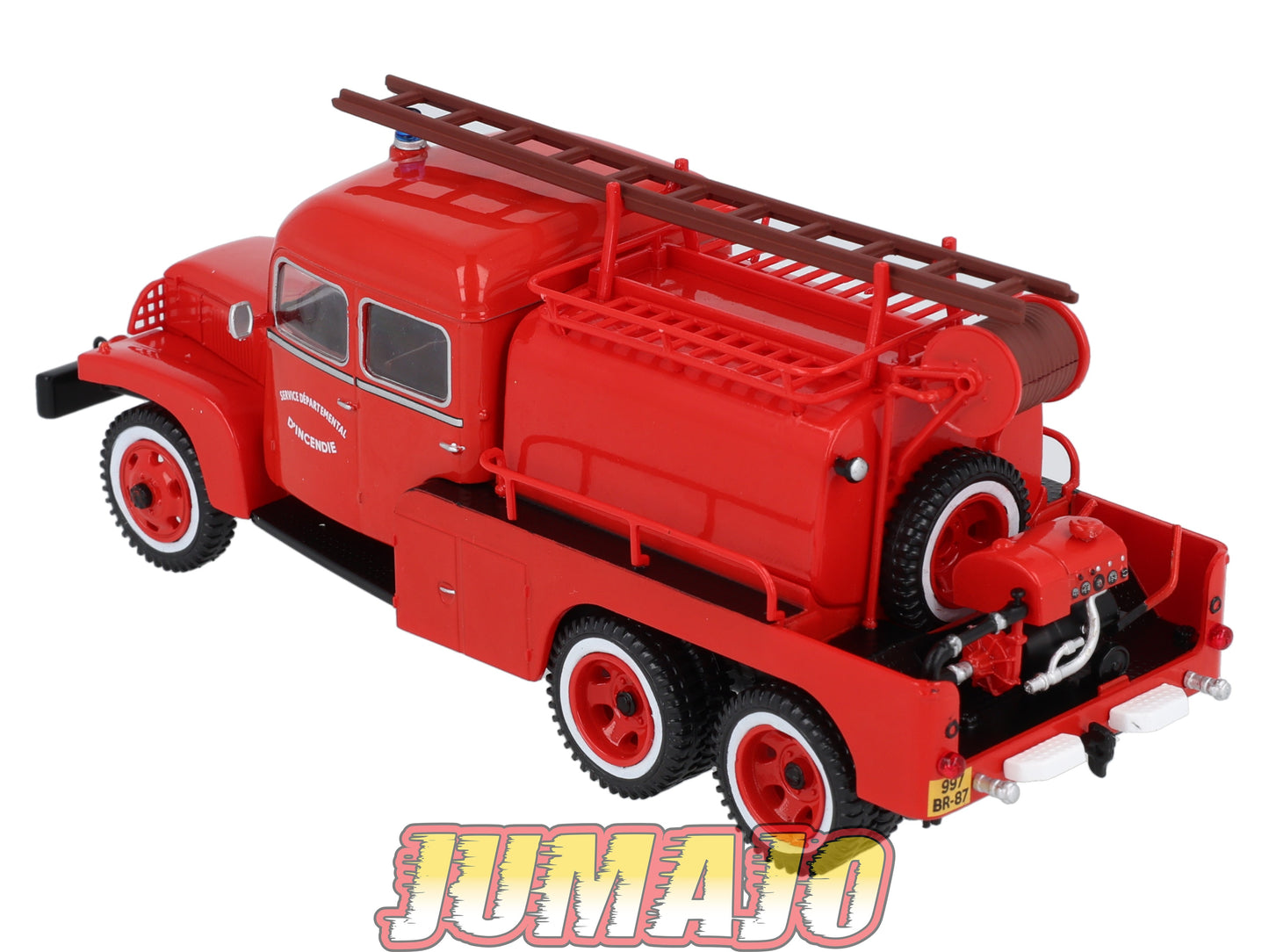 CP132 POMPIERS 1/43 altaya IXO: GMC Double Cabine Service Départemental D'incendie