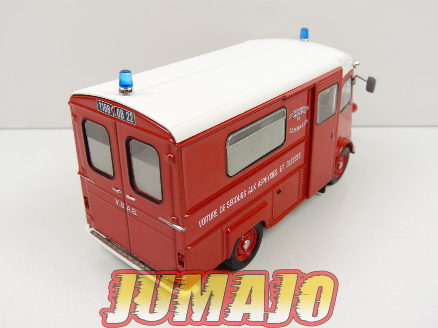 CPF101 Camion 1/43 Hachette IXO Pompiers : CITROEN HY rallongé Voiture de secours