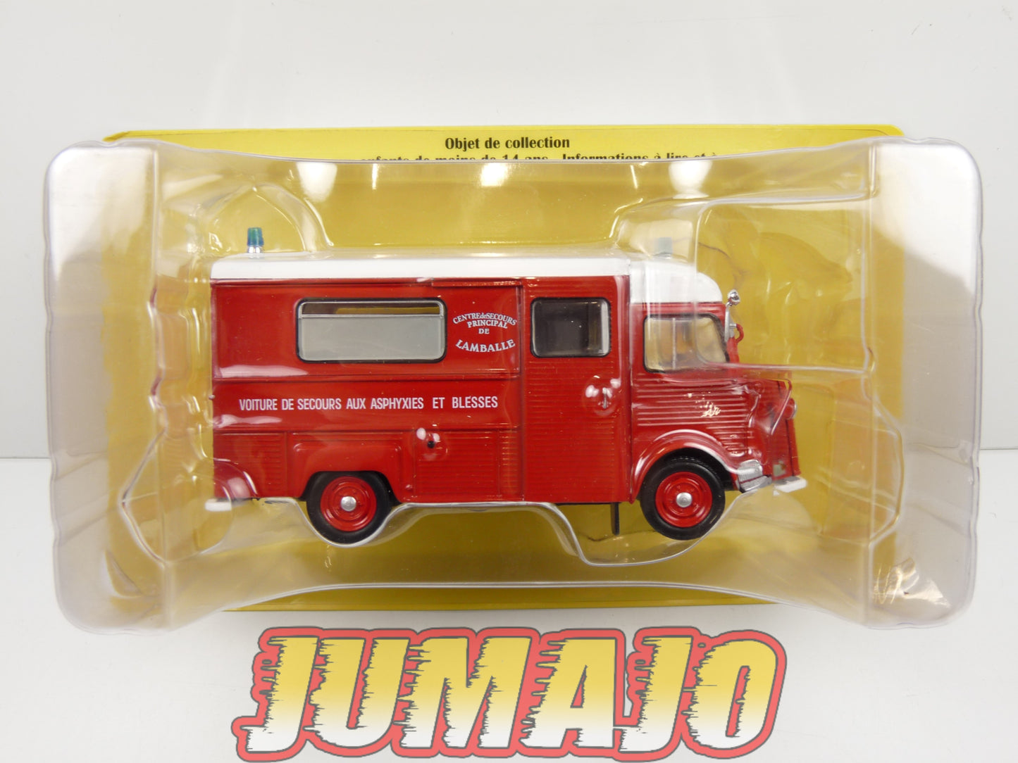 CPF101 Camion 1/43 Hachette IXO Pompiers : CITROEN HY rallongé Voiture de secours