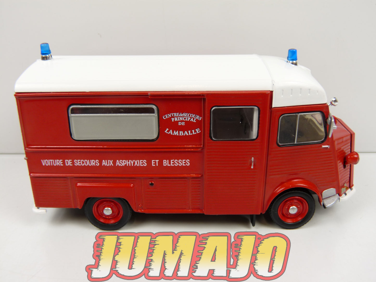 CPF101 Camion 1/43 Hachette IXO Pompiers : CITROEN HY rallongé Voiture de secours