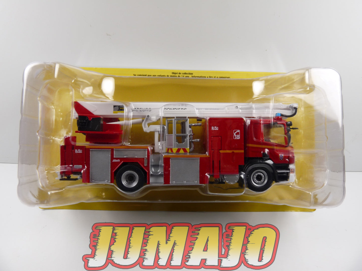 CPF102 Camion 1/43 Hachette IXO Pompiers : SCANIA P 310 SDIS val d'oise Brigade de sapeurs-pompiers de Paris