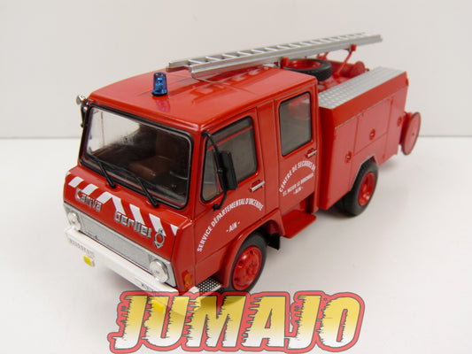 CPF103 Camion 1/43 Hachette IXO Pompiers : BERLIET 500K FTPL camiva